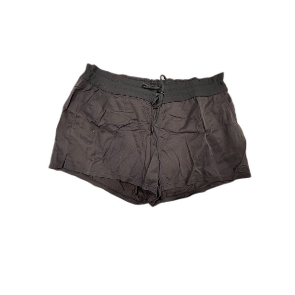 North Face Black Shorts Size Elastic Tie Waist XXL
